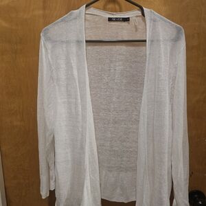 NIC+ZOE Women's White Cardigan Sweater